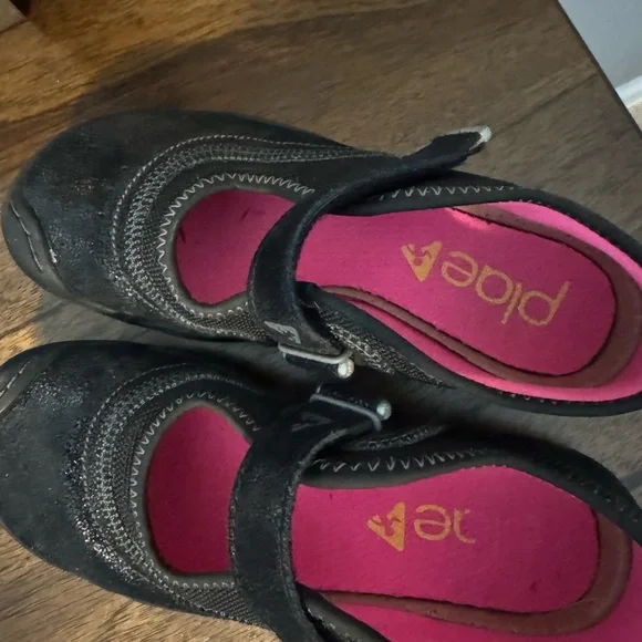 PLAE Black and Pink Mary Jane Dress Shoes - Picture 3 of 4